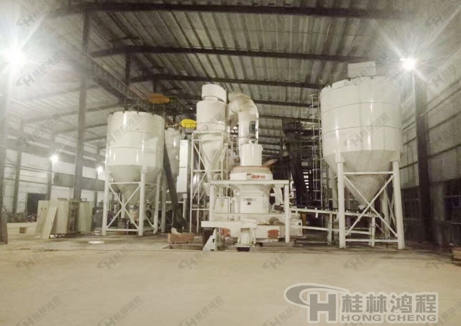 方解石磨粉機，雷蒙磨粉機，600目重鈣粉設備，HC1700擺式磨